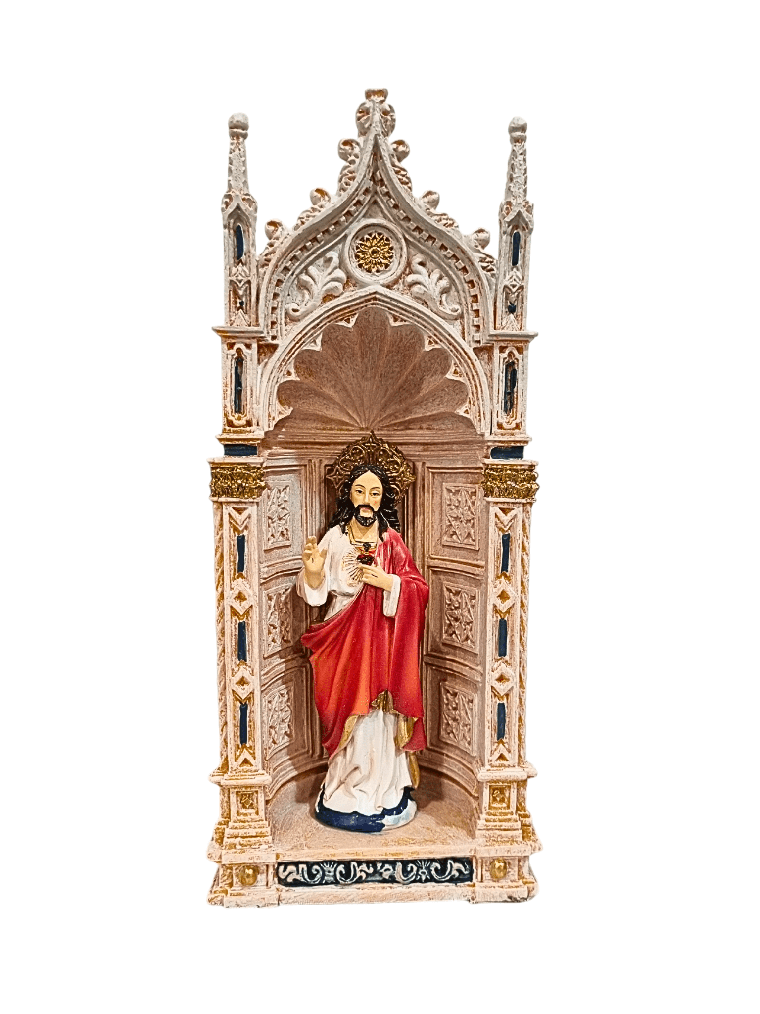 Imagem Sagrado Coração de Jesus em Resina na Capela 20 cm