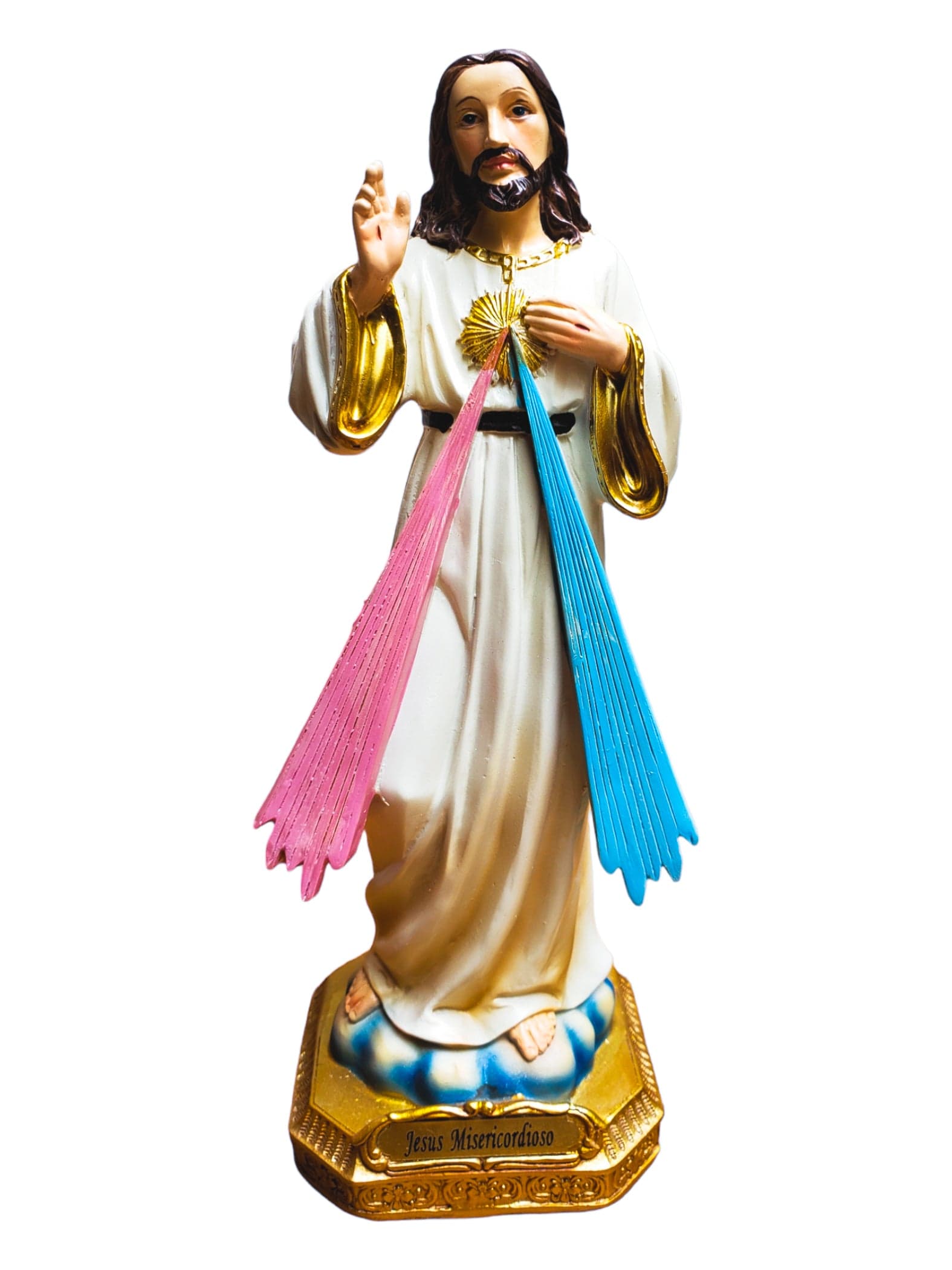 Imagem de Jesus Misericordioso em Resina 20 cm