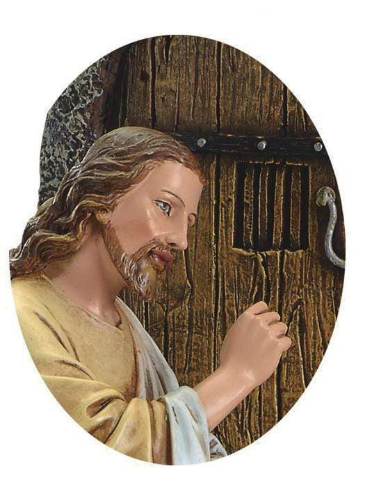 Imagem de Jesus á Porta de Resina 29 cm