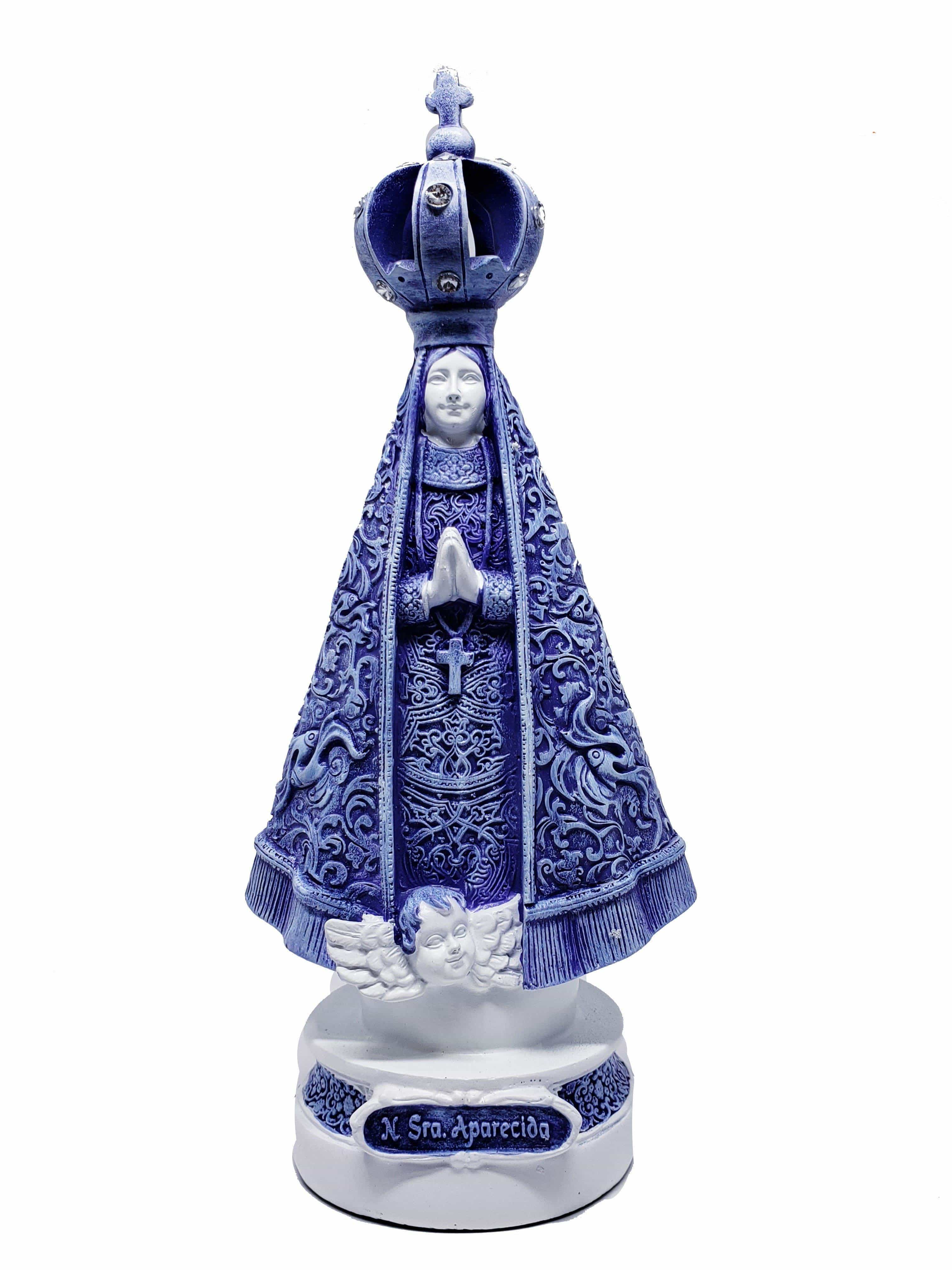 Imagem de Nossa Senhora Aparecida de Resina 22 cm