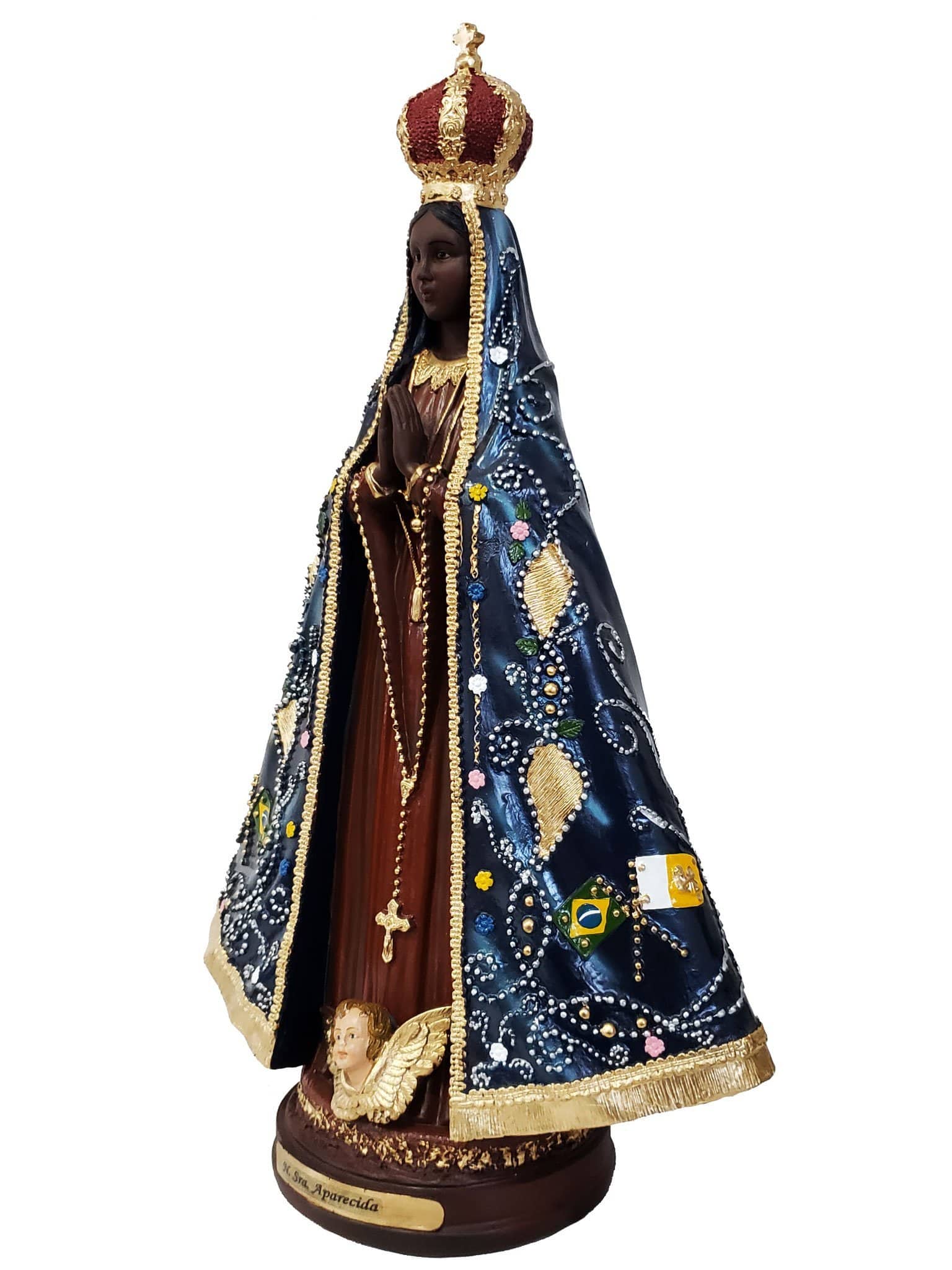 Imagem de Nossa Senhora Aparecida de Resina 40 cm