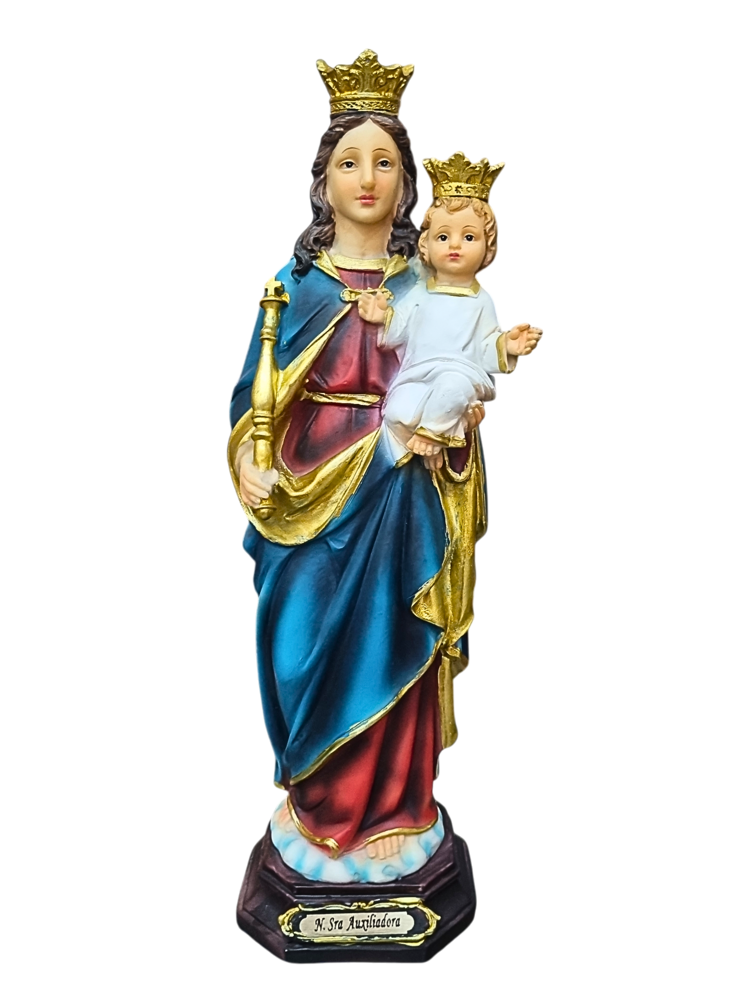 Imagem de Nossa Senhora Auxiliadora em Resina 30 cm