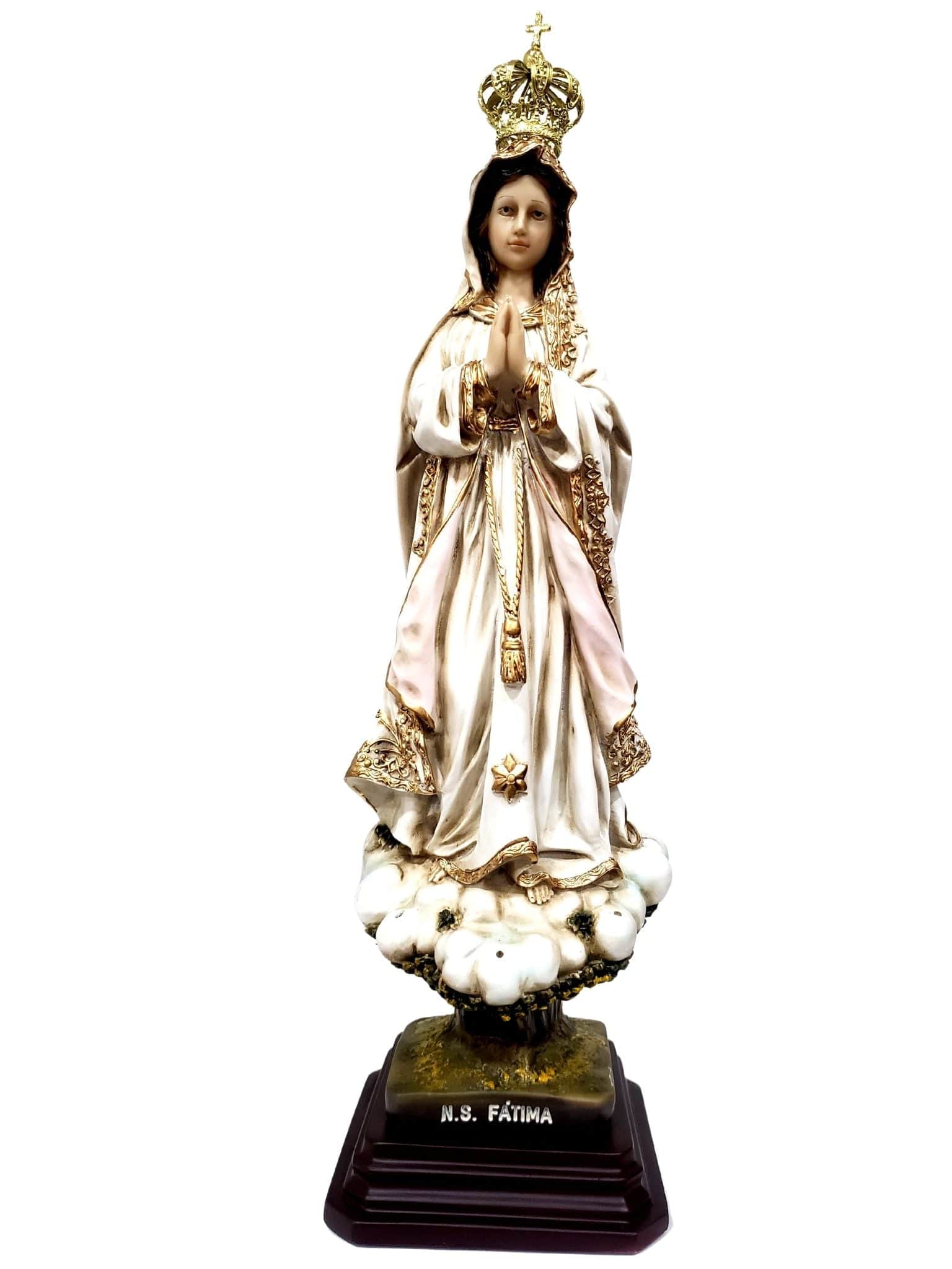 Imagem de Nossa Senhora de Fátima Barroca de Portugal 43 cm