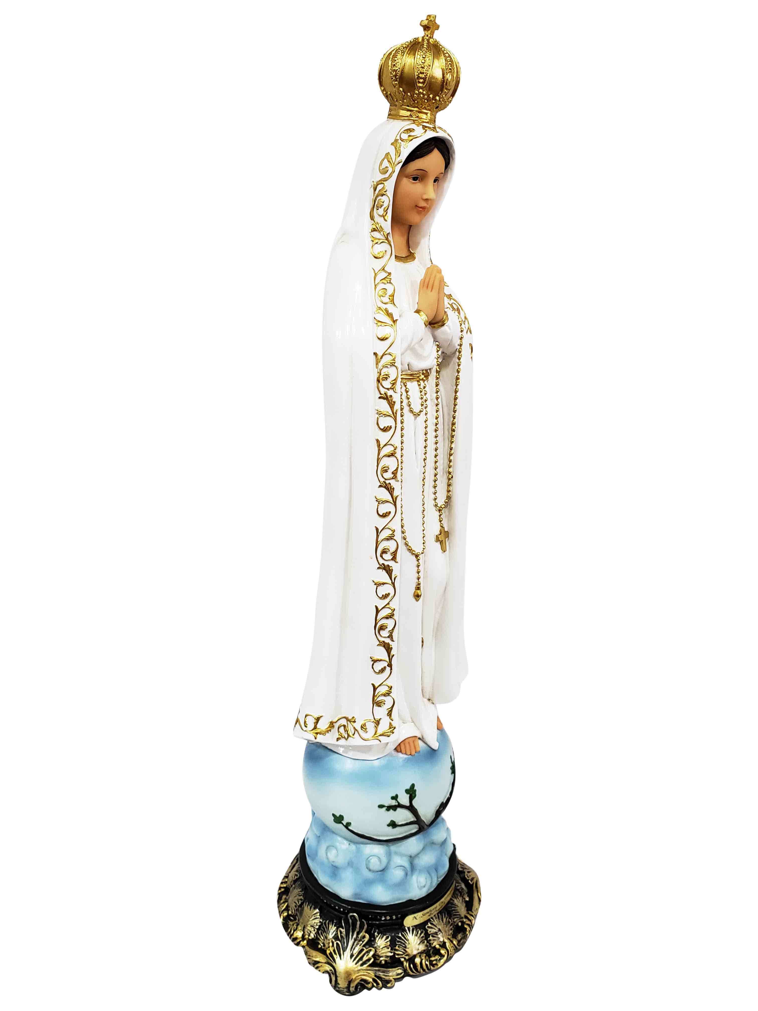 Imagem de Nossa Senhora de Fátima Resina 65 cm