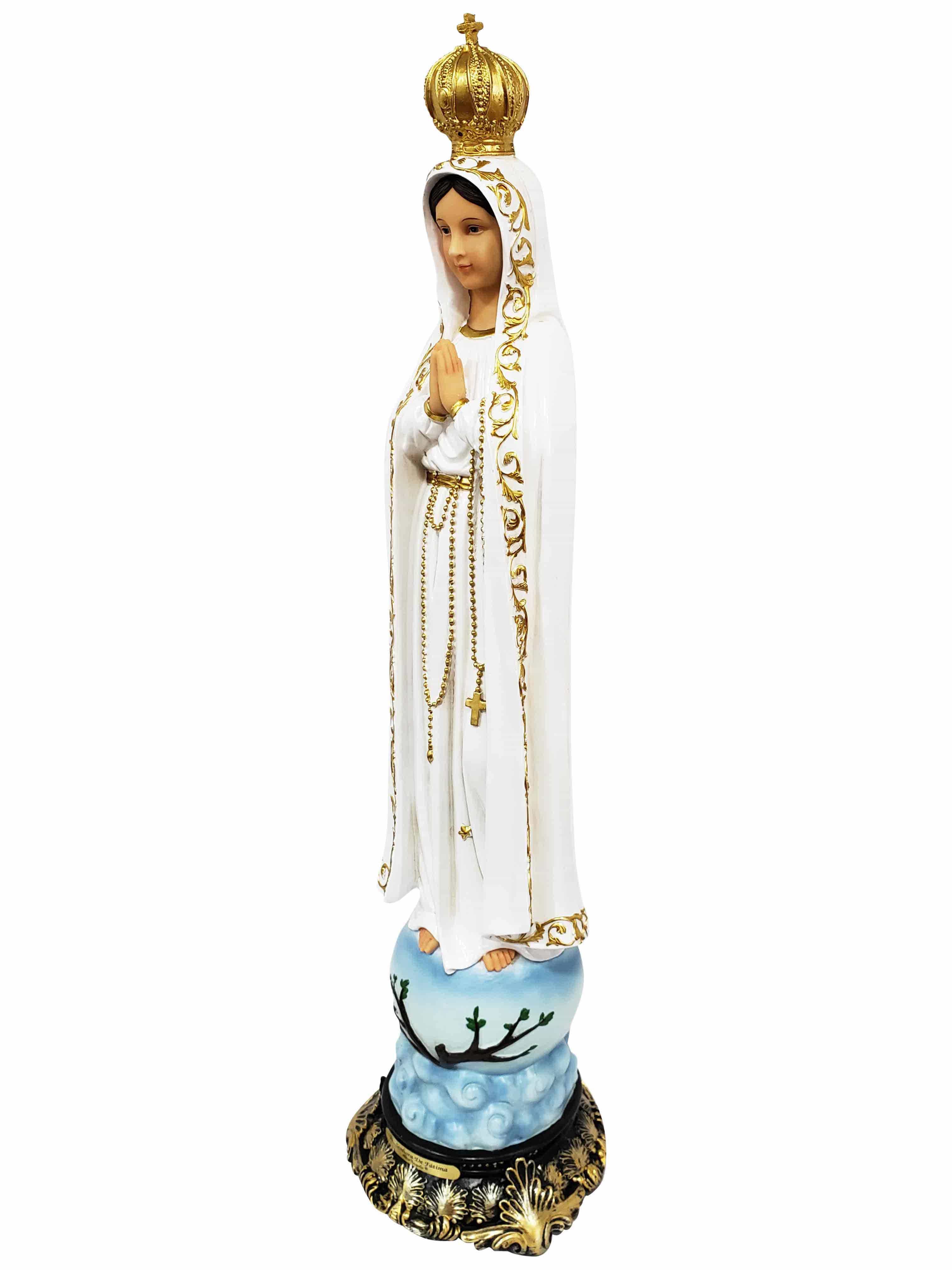 Imagem de Nossa Senhora de Fátima Resina 65 cm