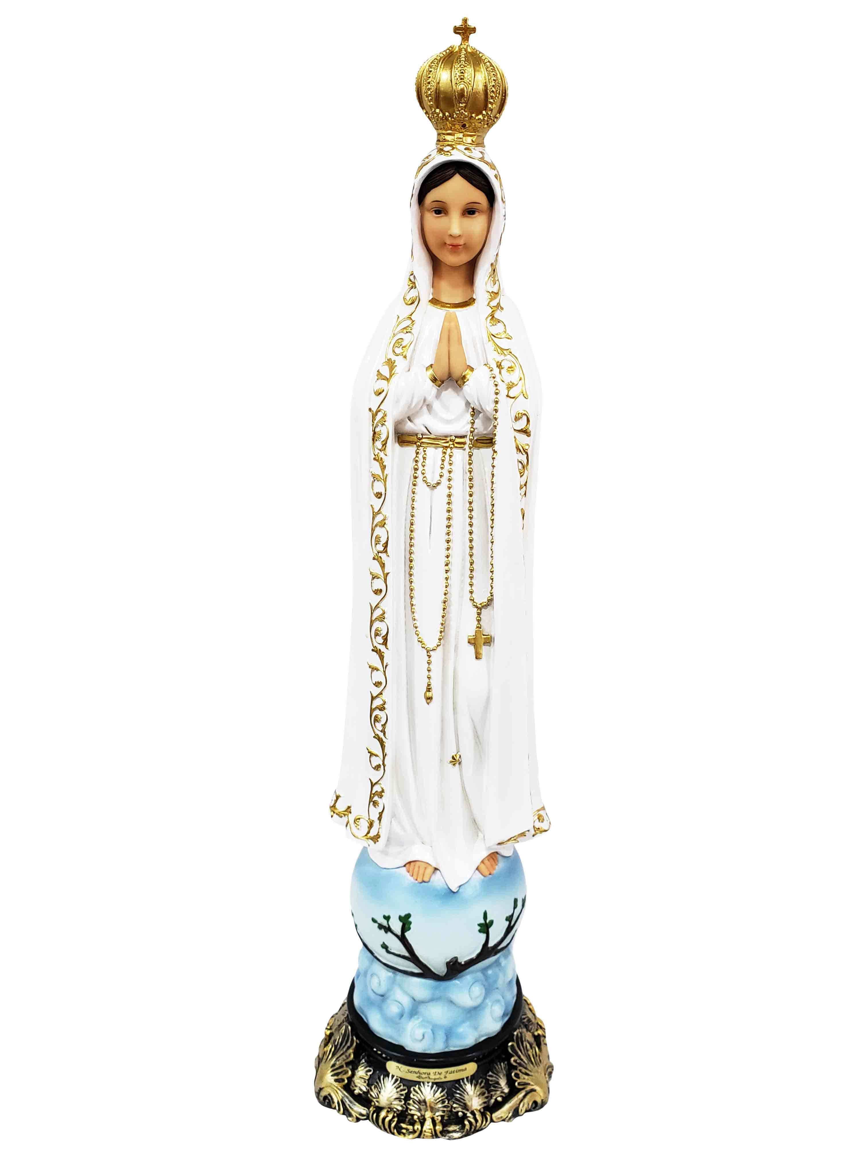 Imagem de Nossa Senhora de Fátima Resina 65 cm