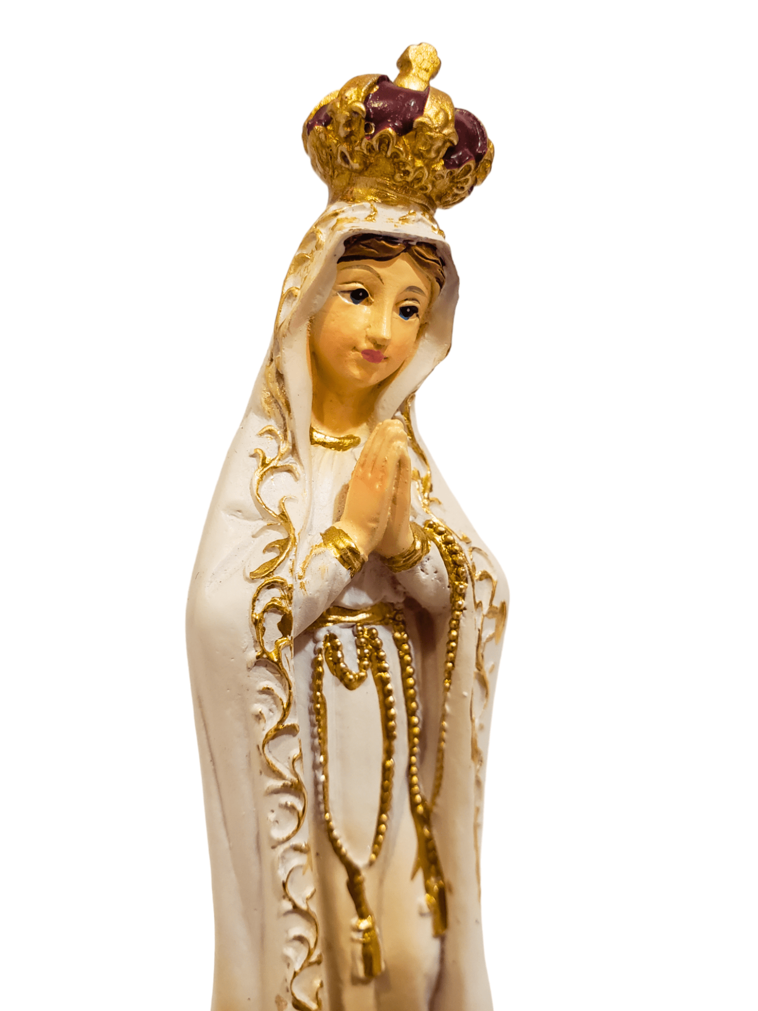 Imagem de Nossa Senhora de Fátima de Resina 13cm