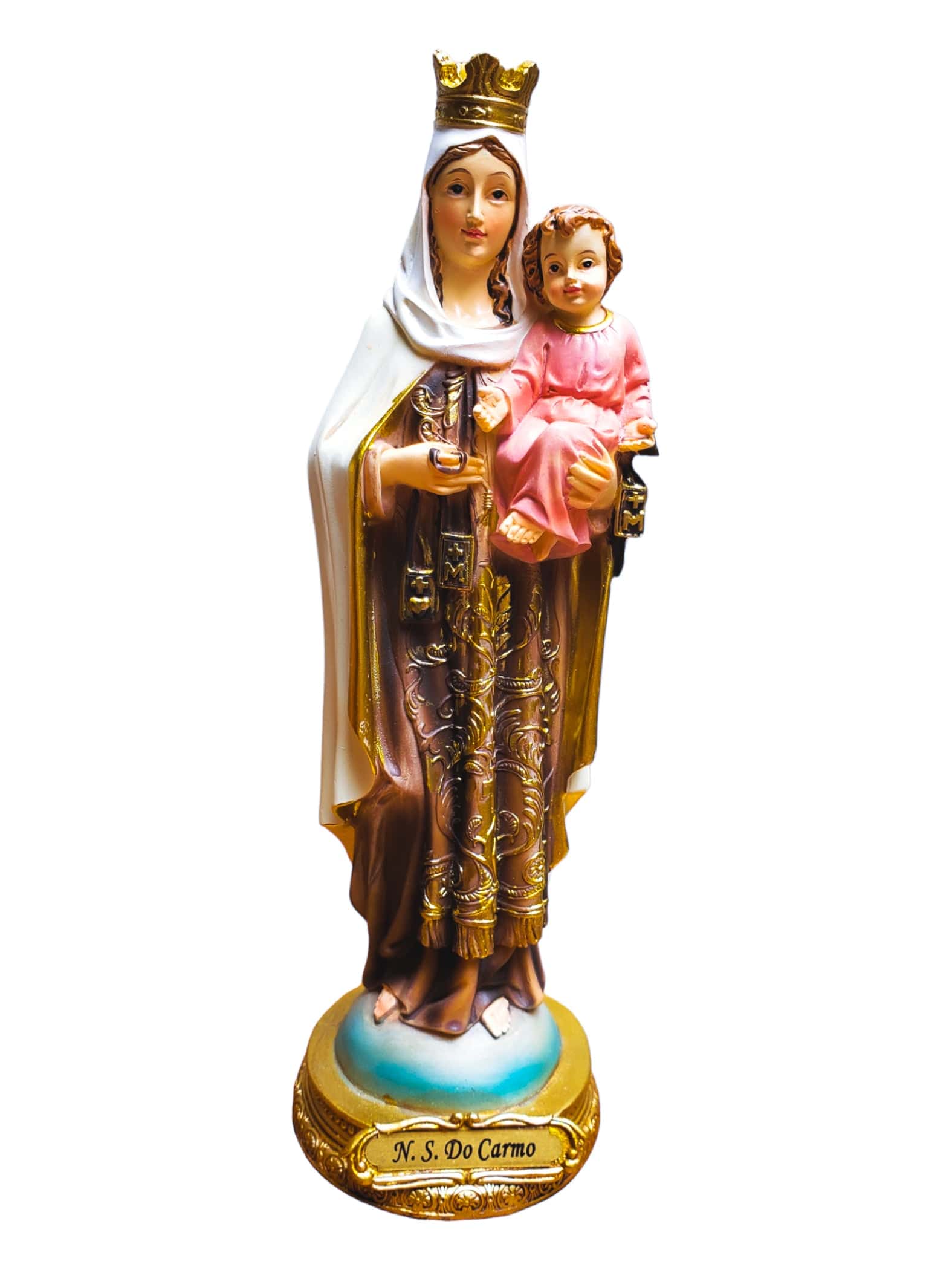 Imagem de Nossa Senhora do Carmo em Resina 20 cm