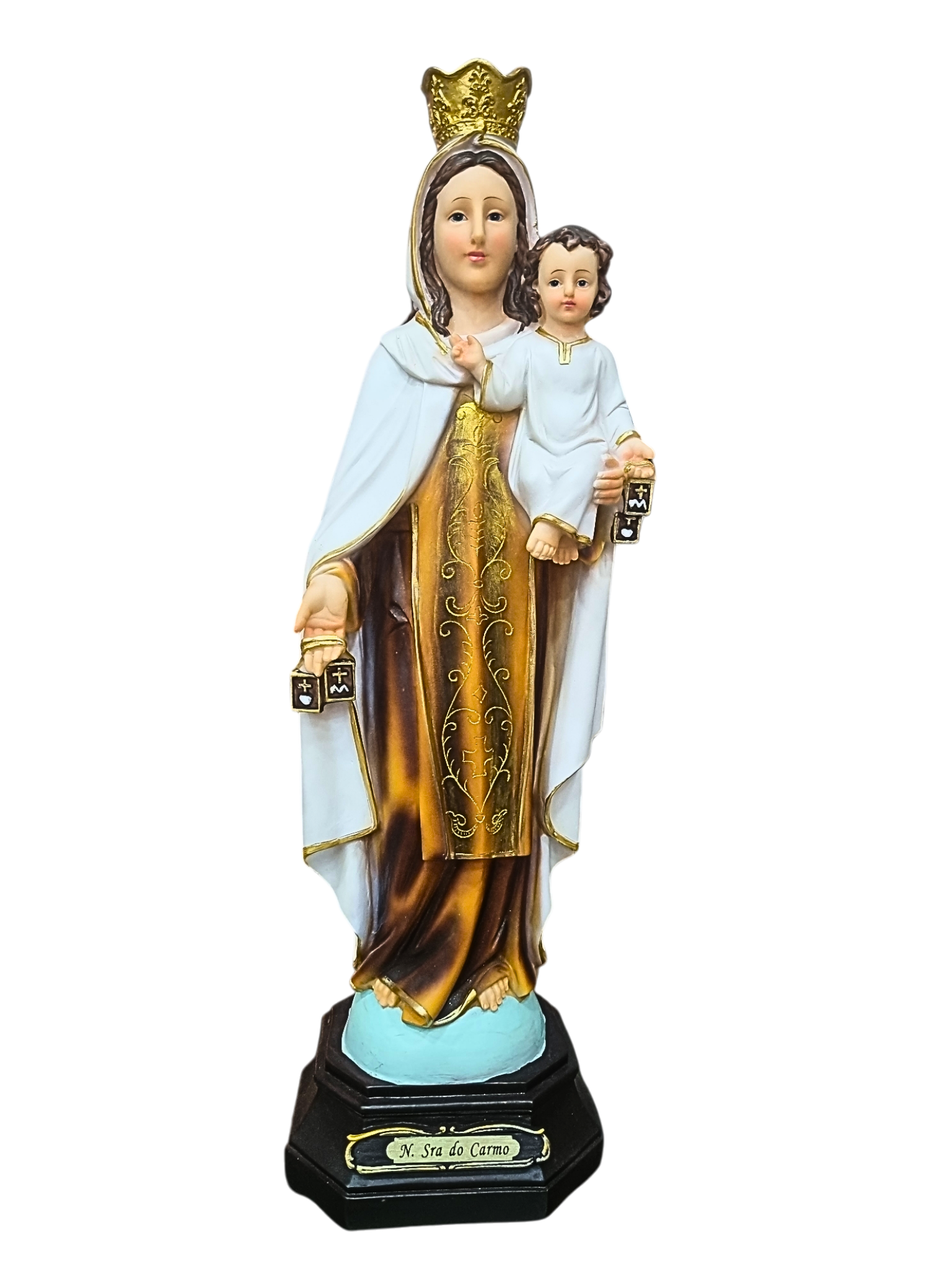 Imagem de Nossa Senhora do Carmo em Resina 40 cm